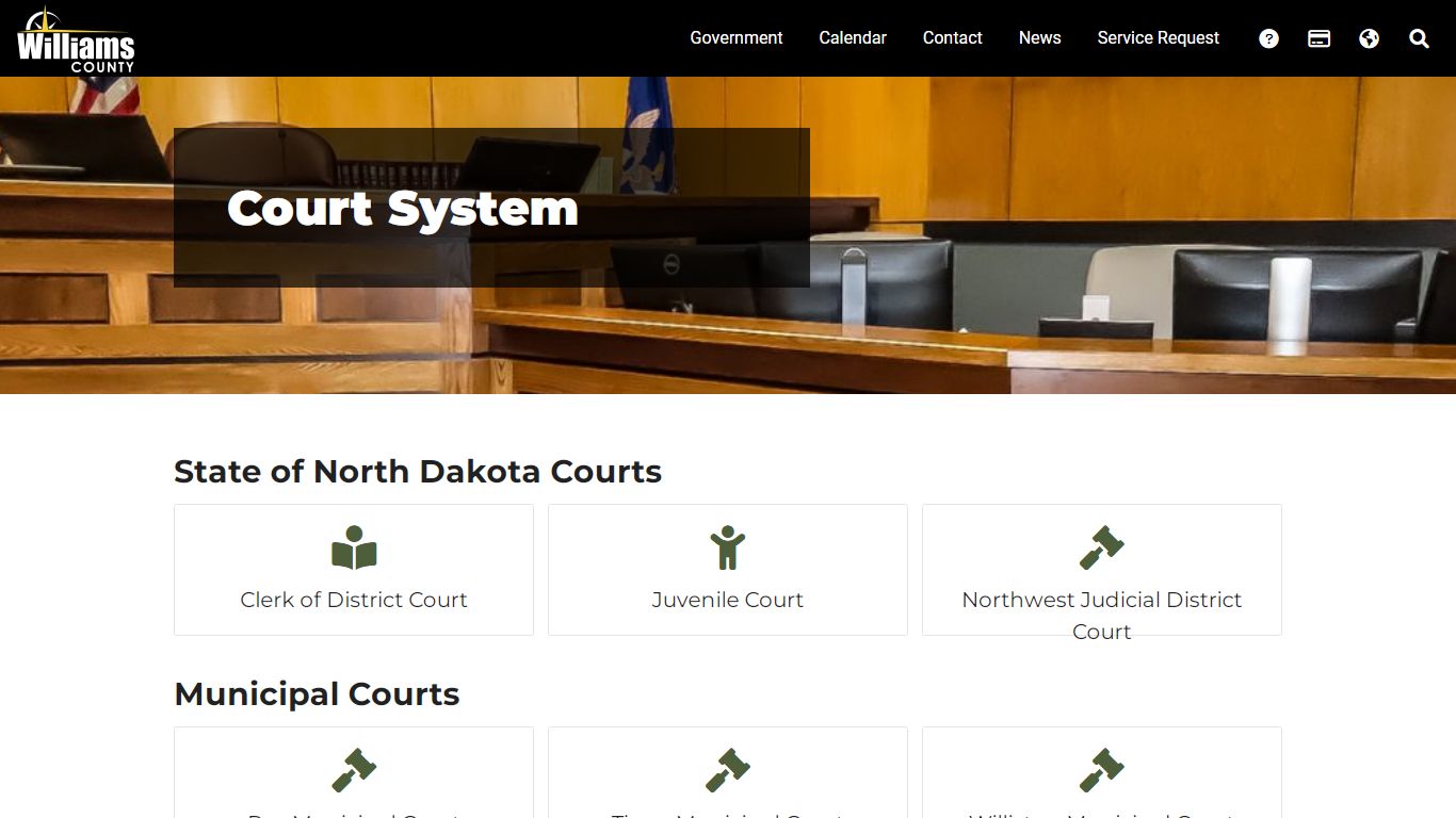 Court System - Williams County, ND